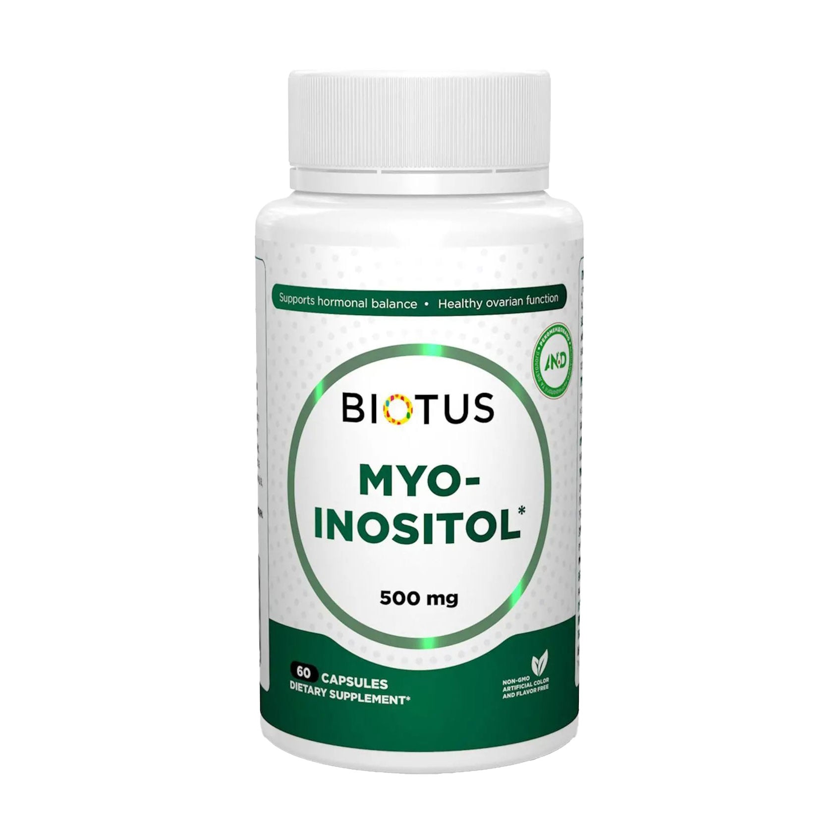 Міо-інозитол Biotus Myo-Inositol, 500 мг, 60 капсул